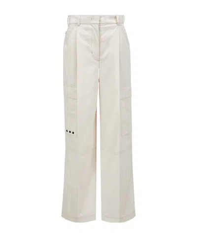 Moncler Belt-loop Casual Pants In Nude