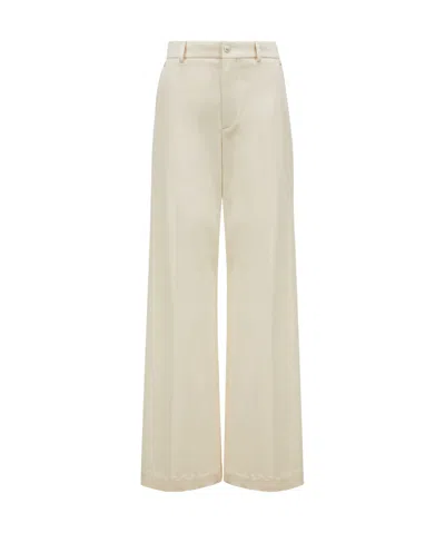 Moncler Belt-loop Casual Pants In Light Beige