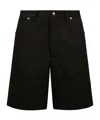 Moncler Archive Logo Shorts In Black