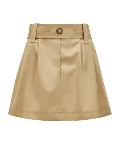 MONCLER GABARDINE MINI SKIRT