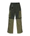 Moncler Belt Ring Casual Pants In Black