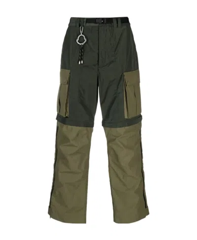 Moncler Belt Ring Casual Pants In Black