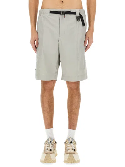 MONCLER BELTED BERMUDA SHORTS