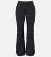 Moncler Belted Flared Ski Pants In Black