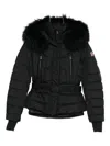 Moncler Belted Jacket In Black