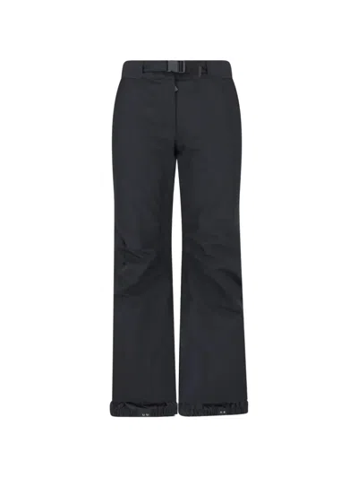 Moncler Belted Logo-print Ski Pants In Black
