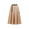 Moncler Belted Midi Skirt Beige In Beige