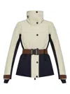 Moncler Hainets Hooded Padded Ski Jacket In Neutral