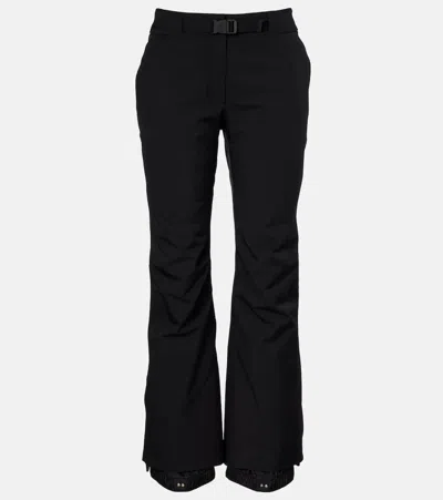 Moncler Belted Ski Pants In Black