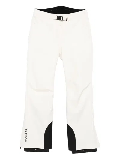 Moncler Belted Ski Trousers In White