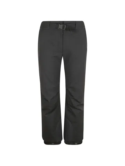 Moncler Belted Trousers In Gray