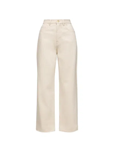Moncler Belt-loop Trousers In Neutral