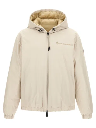 Moncler Berguns Reversible Quilted Down Jacket In Neutral