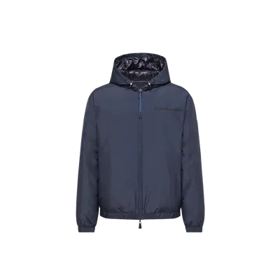 Moncler Bomber Réversible À Capuche Berguns, Homme, Bleu, Taille: 5 In Blue
