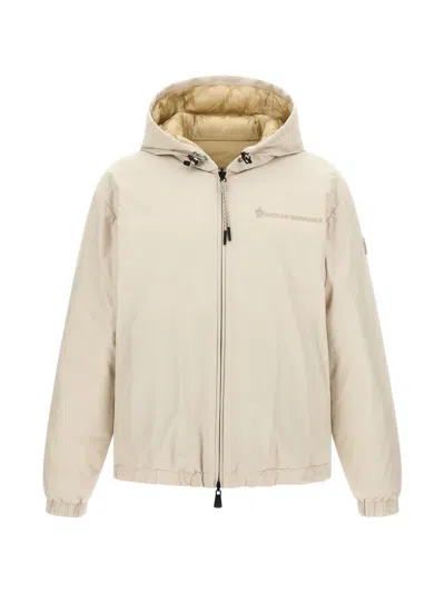 Moncler Berguns Reversible Quilted Down Jacket In Neutral