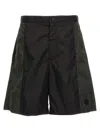 Moncler Man Bermuda Shorts Man Green Bermuda Shorts
