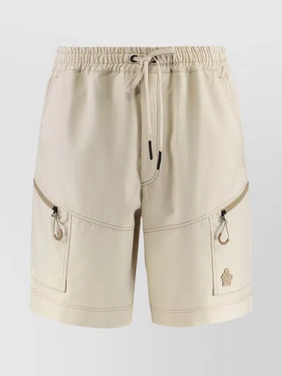 MONCLER BERMUDA ELASTIC WAISTBAND SHORTS