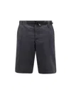 Moncler Day-namic Nylon Bermuda Shorts With Adjustable Drawstring In 999