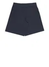 Moncler Bermuda Shorts With Logo In Blue