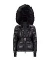 Moncler Bernins Quilted Nylon Down Jacket In Black
