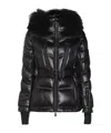 Moncler Bernins Quilted Nylon Down Jacket In Black