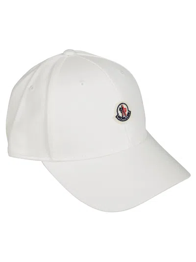 Moncler Berretto Visiera In White