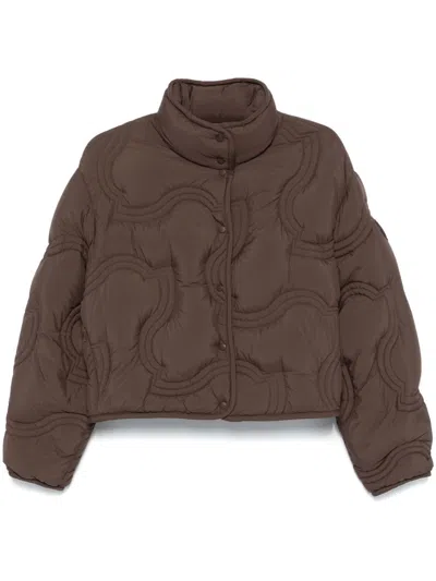 MONCLER BERYL PUFFER JACKET - WOMEN'S - POLYAMIDE/GOOSE FEATHER/GOOSE DOWN