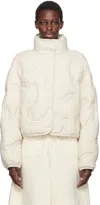 Moncler Beryl Short Down Jacket In Nude