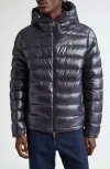Moncler Men's Besines Hooded Down Jacket In Navy Blue