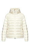 Moncler Drawstring Hood Down Jacket In White