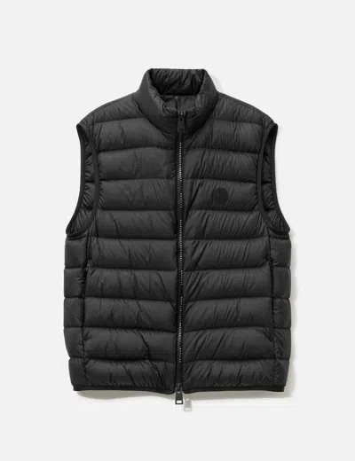 Moncler Besne Down Vest In Black
