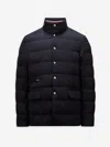 Moncler Bess Wool Down Jacket In Skin Logo
