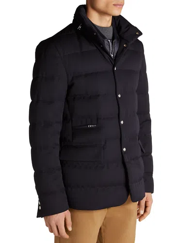 Moncler Bess Wool Down Jacket In Skin Logo