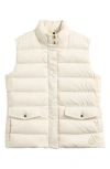 Moncler Besset Down Puffer Vest In White