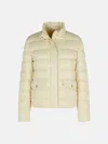 Moncler 'bessettes' Short Ivory White Polyester Down Jacket