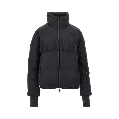 Moncler 'bessin' Fringed Ski Jacket In Black