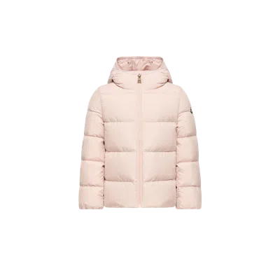 Moncler Kids' Beulah Hooded Down Jacket, Girls, Pink, Size: 10y