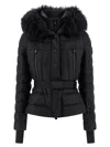 Moncler Beverley Down Jacket In Black