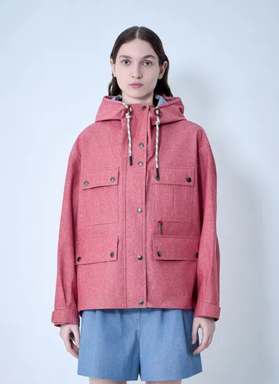 Moncler Beziers Field Jacket In Pink