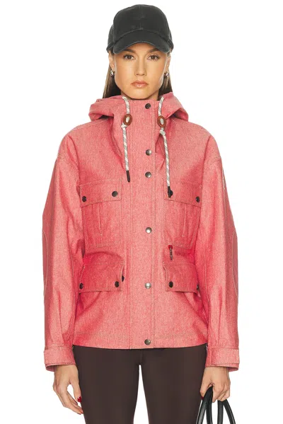 Moncler Beziers Field Jacket In Red