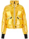 Moncler Yellow Polyester Biche Down Jacket In Yellow