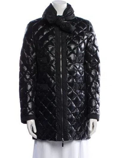 Pre-owned Moncler Biel Down Jacket In Black
