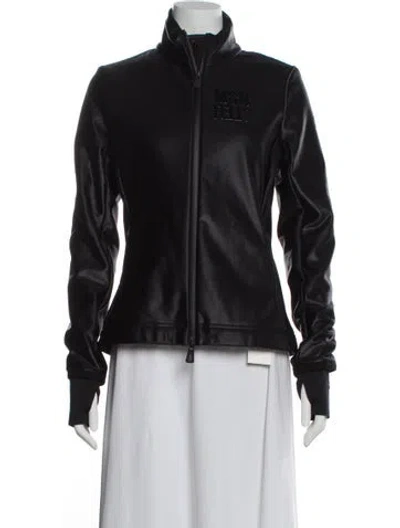 Pre-owned Moncler Biker Jacket In Black