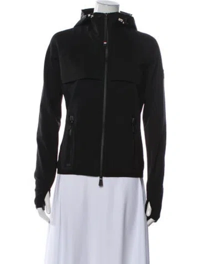 Pre-owned Moncler Biker Jacket In Black