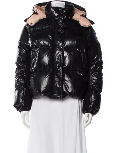 Pre-owned Moncler Biker Jacket In Black