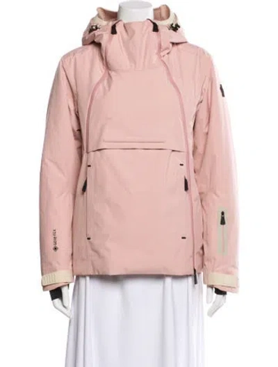 Pre-owned Moncler Biker Jacket In Pink