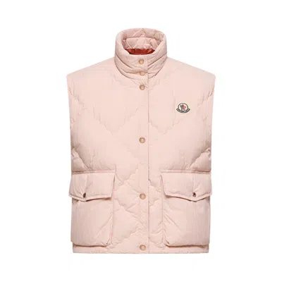 Pre-owned Moncler Biois Vest 'pink' | Women's Size 3