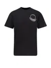 Moncler Archive Line Logo T Shirt In Blue