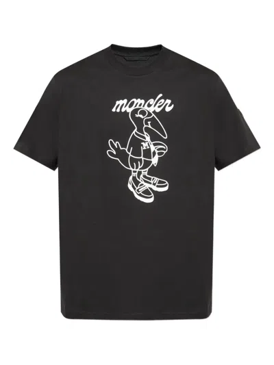MONCLER BIRD-PRINT T-SHIRT