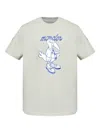 Moncler Mascot Logo Cotton T-shirt In Gray